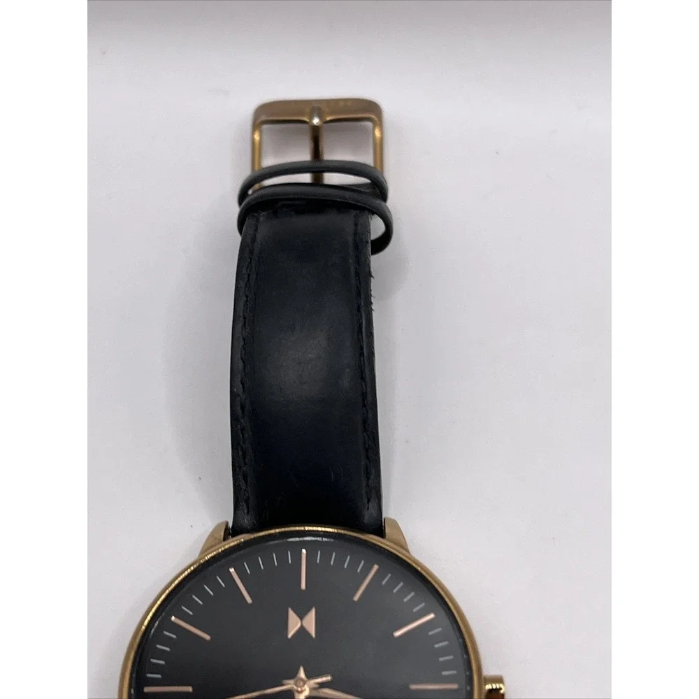 MVMT Boulevard Santa Monica Women's Watch Rose Gold Tone Black-  New Battery‎